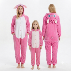 PIŻAMA KOMBINEZON RÓŻOWY STITCH ANDZIA ONESIE DRES