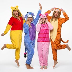 PIŻAMA PUCHATEK I PRZYJACIELE ONESIE DRES KOMBINEZON