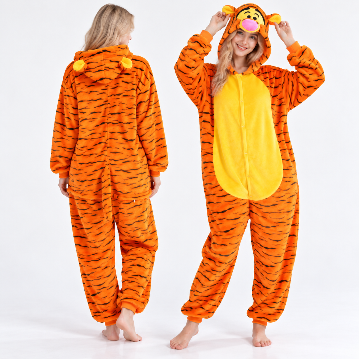 PIŻAMA PUCHATEK I PRZYJACIELE ONESIE DRES KOMBINEZON - obrazek 7