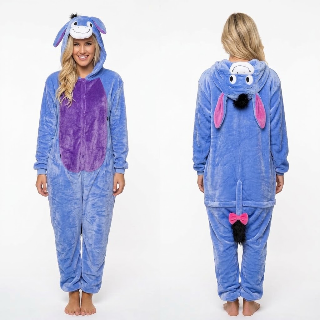 PIŻAMA PUCHATEK I PRZYJACIELE ONESIE DRES KOMBINEZON - obrazek 9