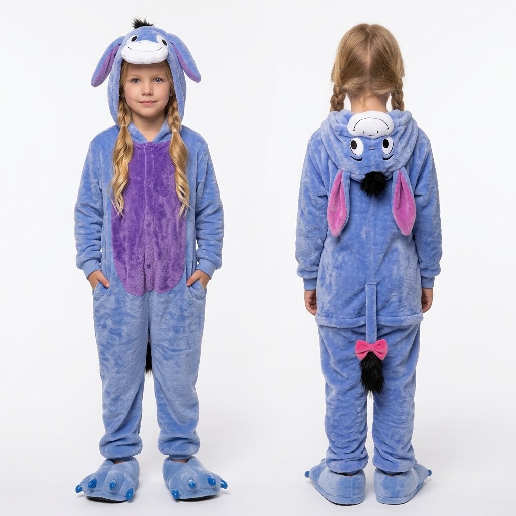PIŻAMA PUCHATEK I PRZYJACIELE ONESIE DRES KOMBINEZON - obrazek 8