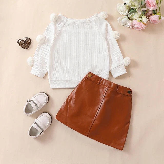 KOMPLET BLUZA PLUS SPÓDNICA r.110-140