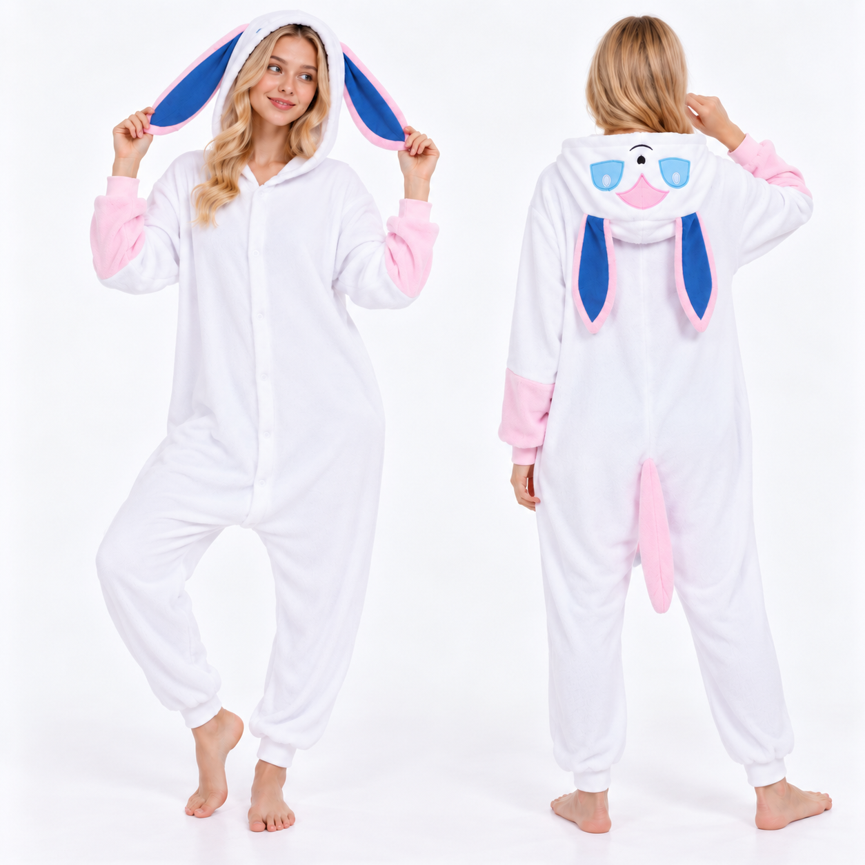 PIŻAMA POKEMON EEVEE I EWOLUCJĘ ONESIE DRES KIGURUMI - obrazek 2