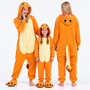 PIŻAMA POKEMON CHARMANDER ONESIE DRES KIGURUMI