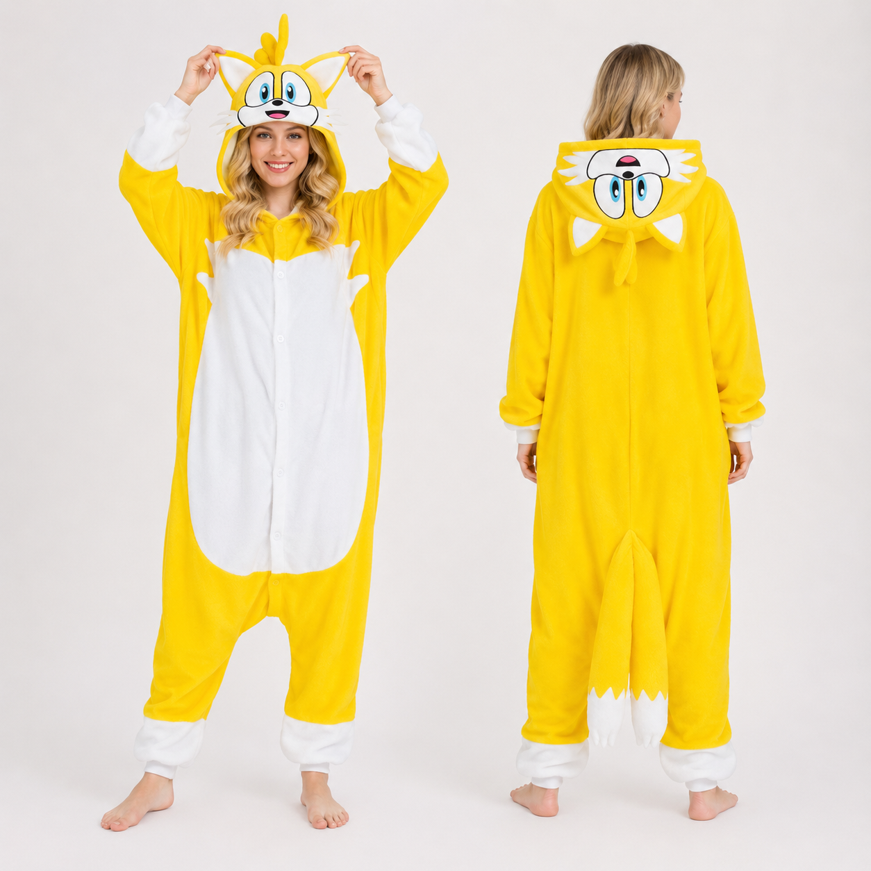 PIŻAMA JEŻ SONIC ONESIE DRES KIGURUMI - obrazek 4