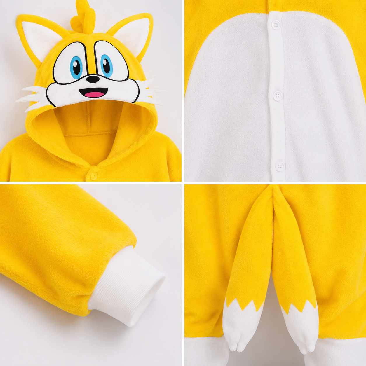 PIŻAMA JEŻ SONIC ONESIE DRES KIGURUMI - obrazek 5