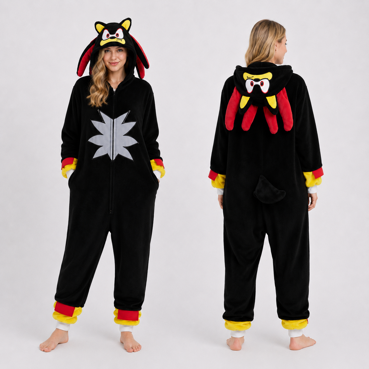 PIŻAMA JEŻ SONIC ONESIE DRES KIGURUMI - obrazek 6