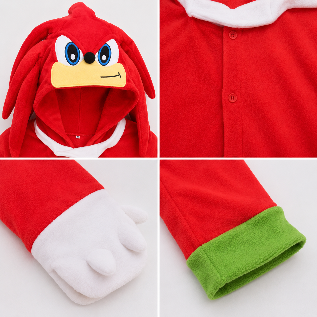 PIŻAMA JEŻ SONIC ONESIE DRES KIGURUMI - obrazek 9