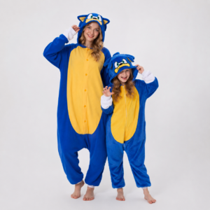 PIŻAMA JEŻ SONIC DLA DZIECI ONESIE KIGURUMI