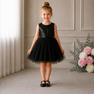 SUKIENKA TIULOWA BALERINA CZARNA R. 70-110