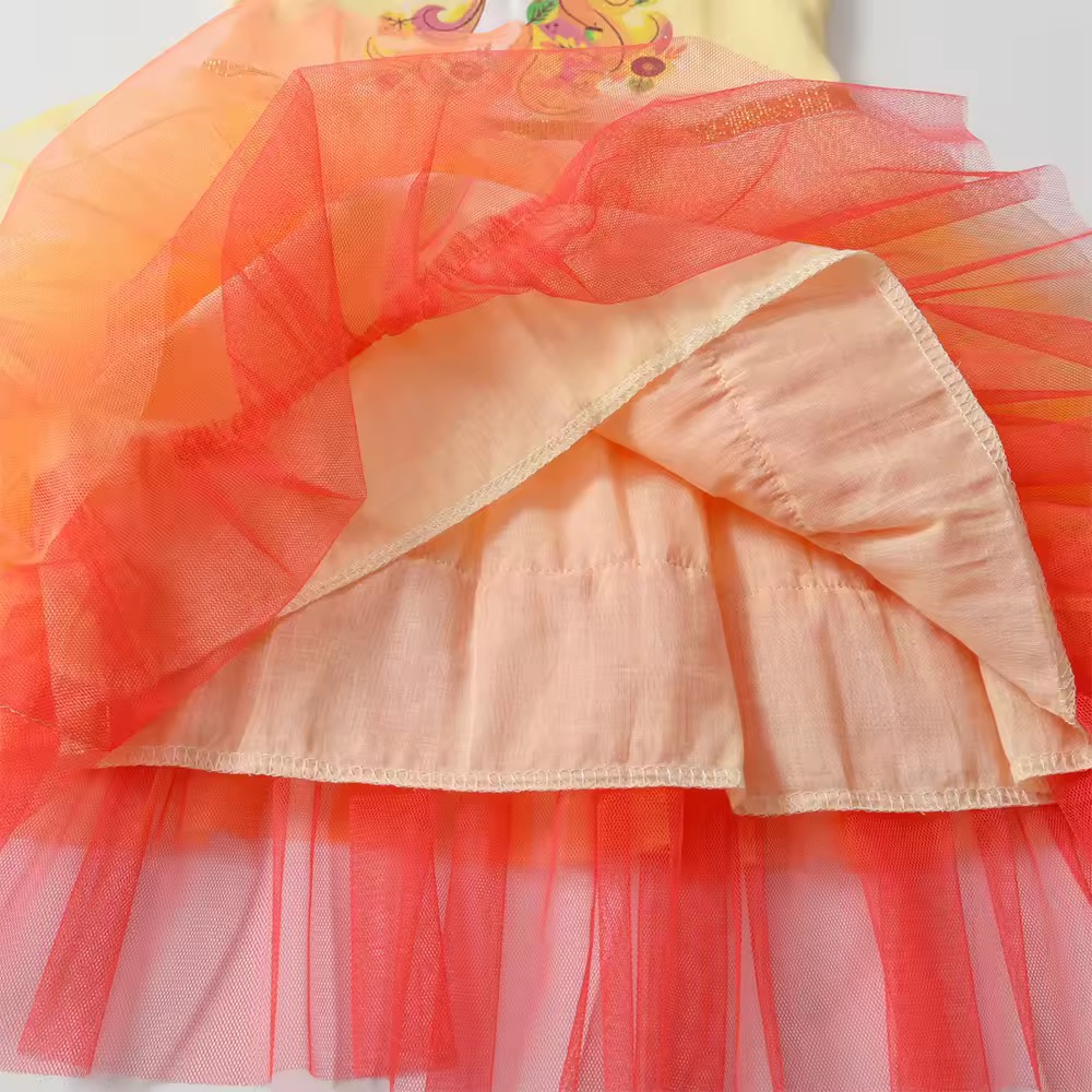 SUKIENKA TIULOWA JESIENNY JEDNOROŻEC R.98-128 - obrazek 8