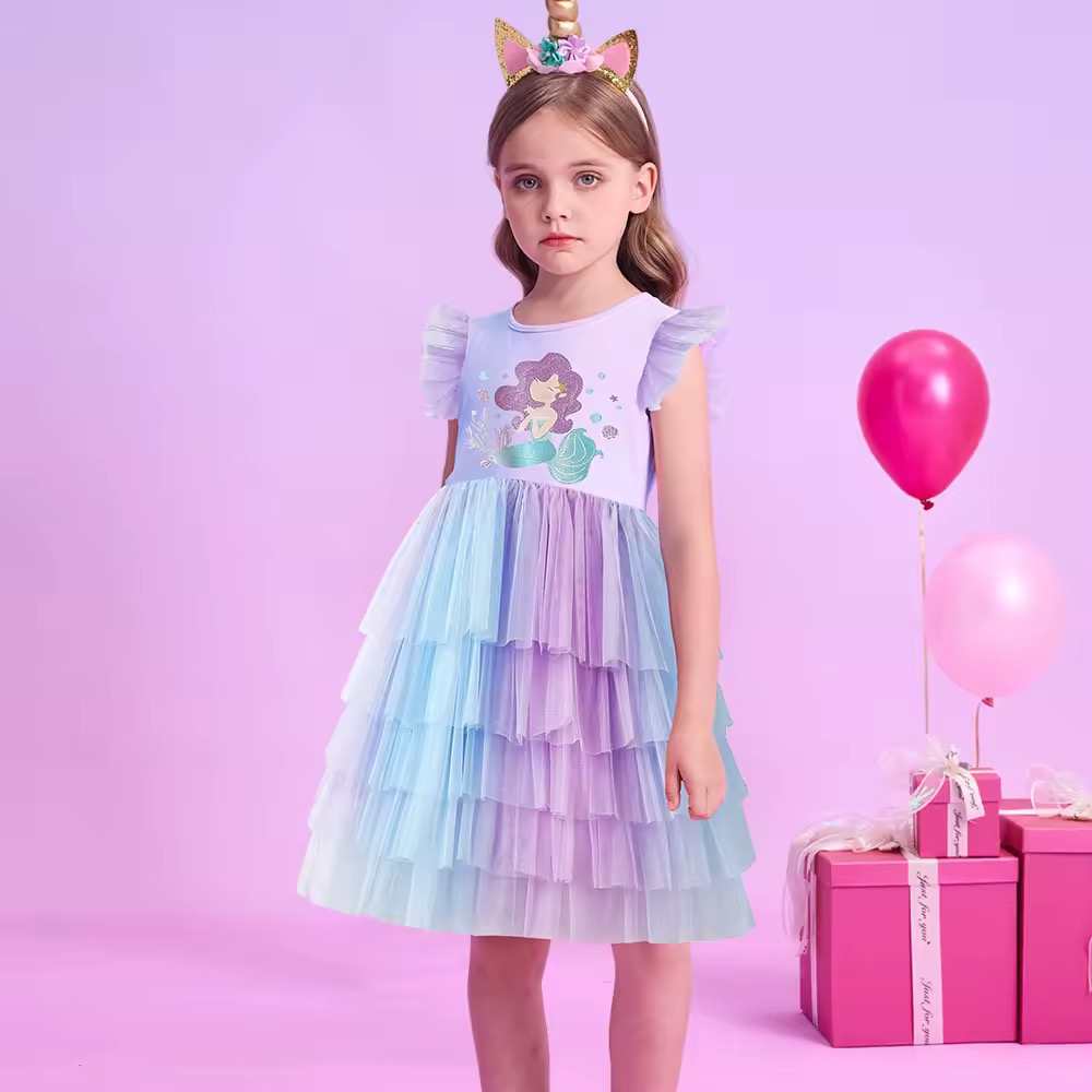 SUKIENKA TIULOWA SYRENKA TĘCZOWA R.98-128