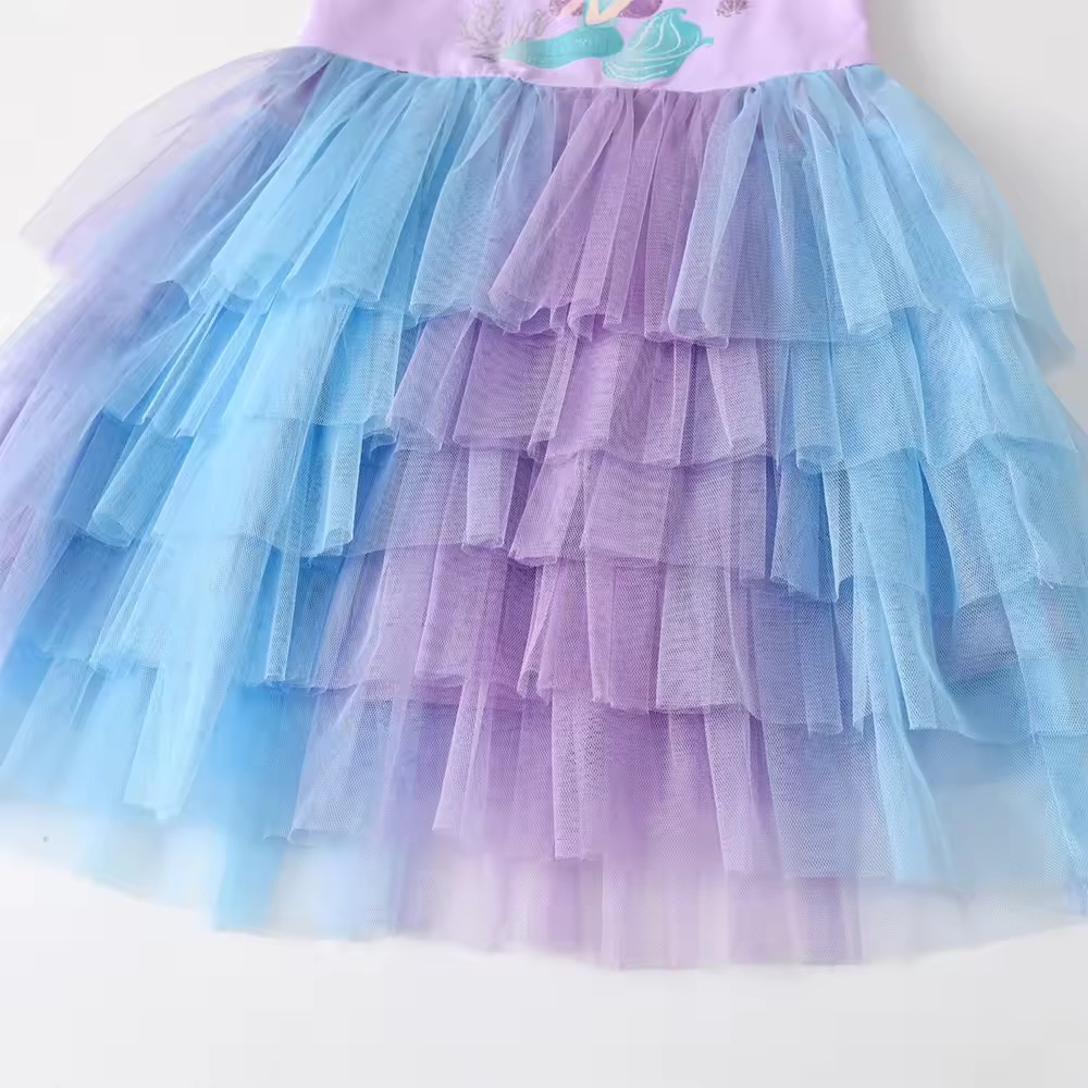 SUKIENKA TIULOWA SYRENKA TĘCZOWA R.98-128 - obrazek 7