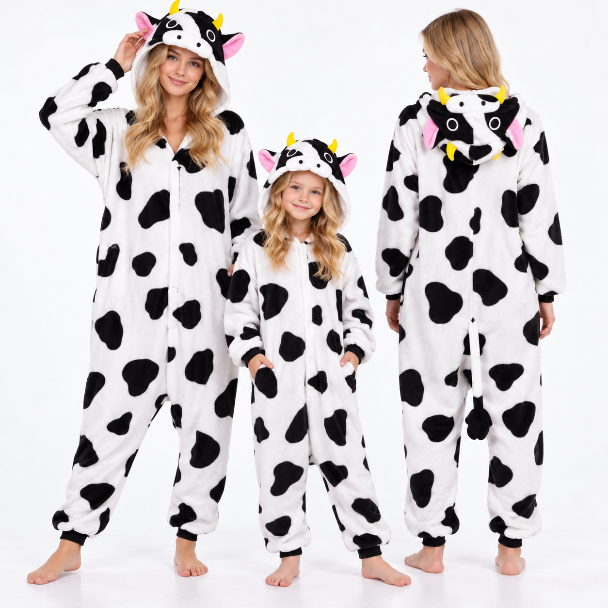 PIŻAMA KROWA ONESIE DRES KIGURUMI