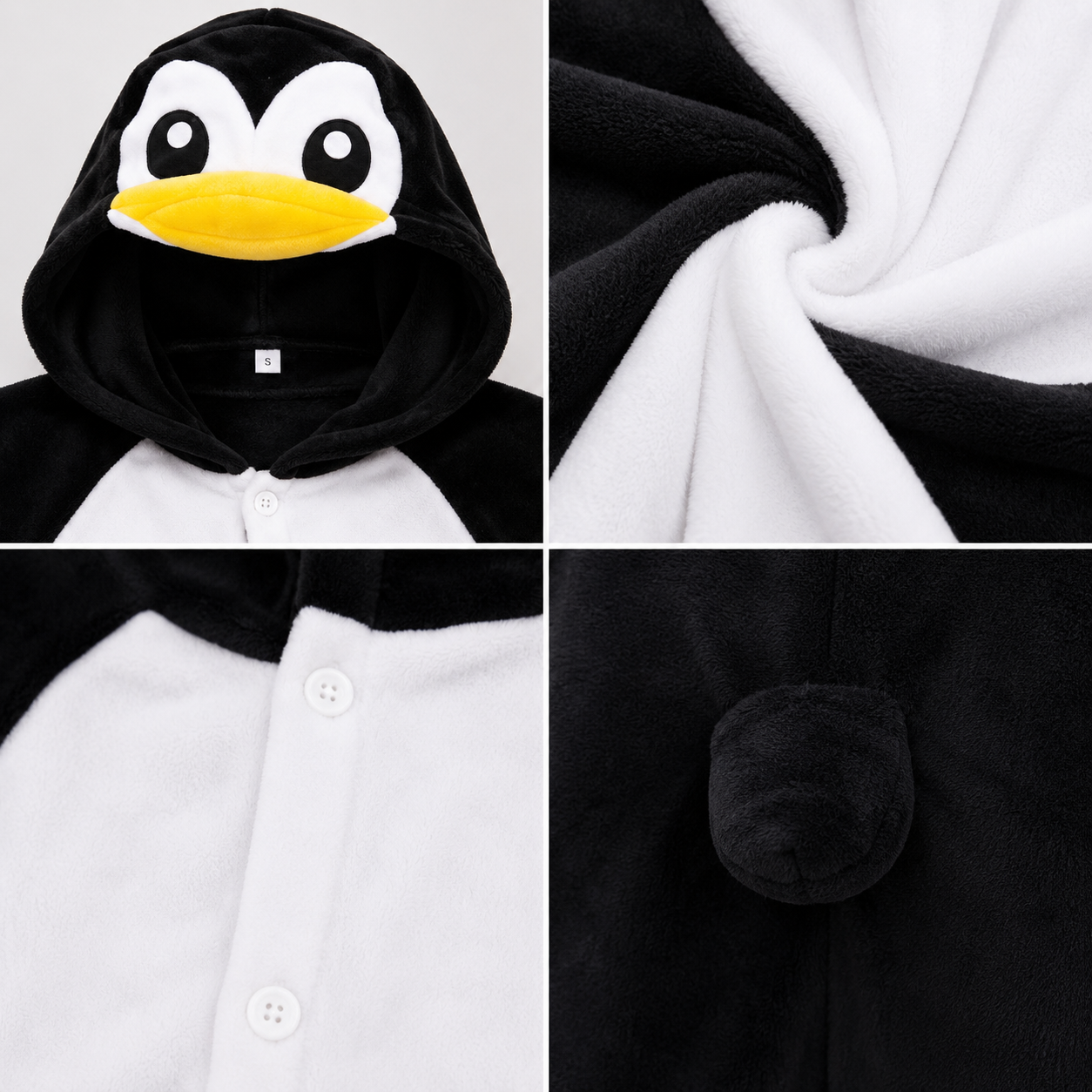 PIŻAMA PINGWIN ONESIE DRES KIGURUMI - obrazek 5