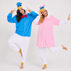 PIŻAMA KACZOR DONALD KACZKA DAISY ONESIE DRES KIGURUMI