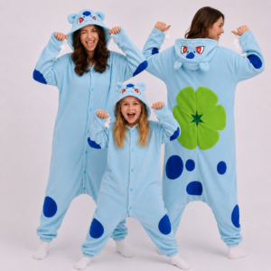 PIŻAMA BULBASAUR POKEMON ONESIE DRES KIGURUMI