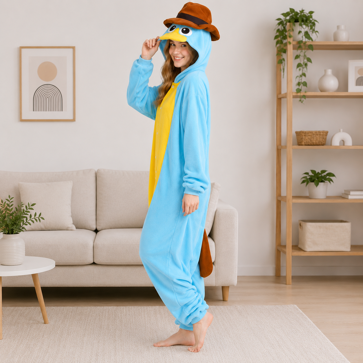 PIŻAMA PEPE PAN DZIOBAK ONESIE DRES KIGURUMI - obrazek 2