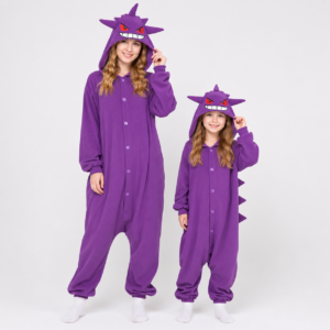 PIŻAMA GENGAR POKEMON ONESIE DRES KIGURUMI
