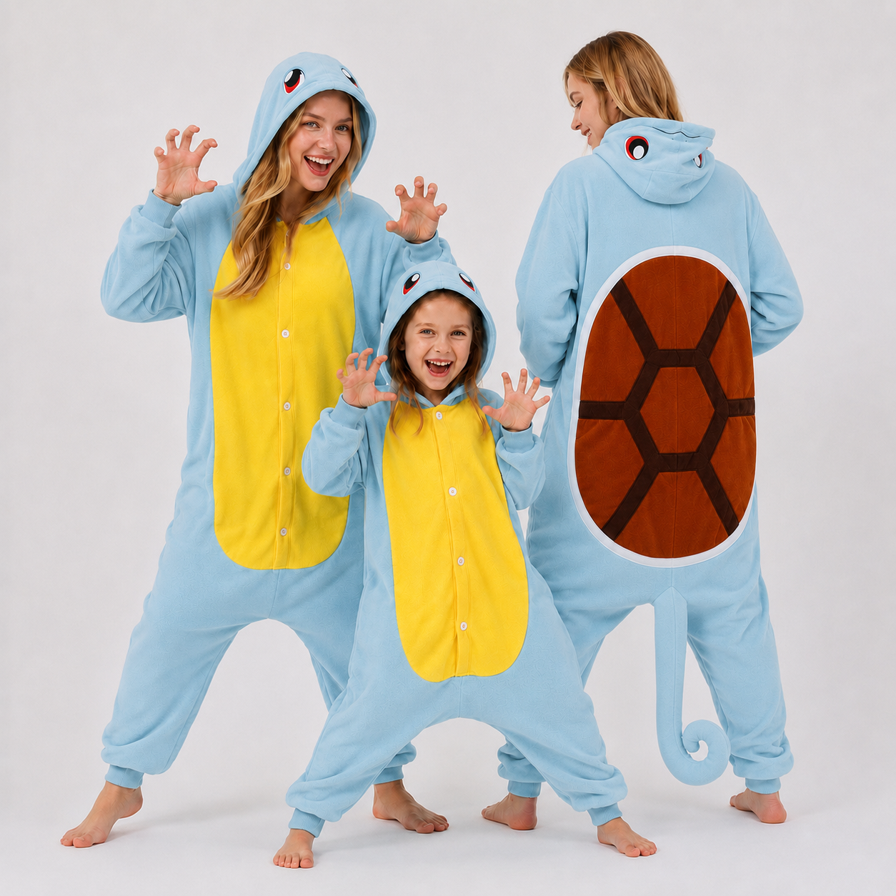 PIŻAMA SQUIRTLE POKEMON ONESIE DRES KIGURUMI
