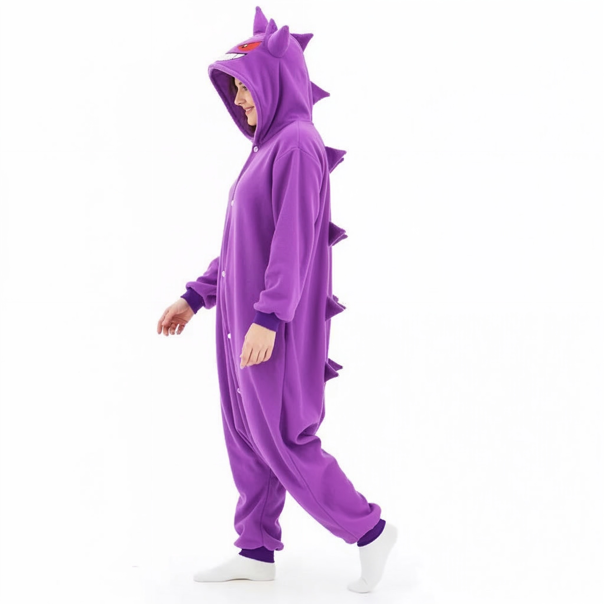 PIŻAMA GENGAR POKEMON ONESIE DRES KIGURUMI - obrazek 3