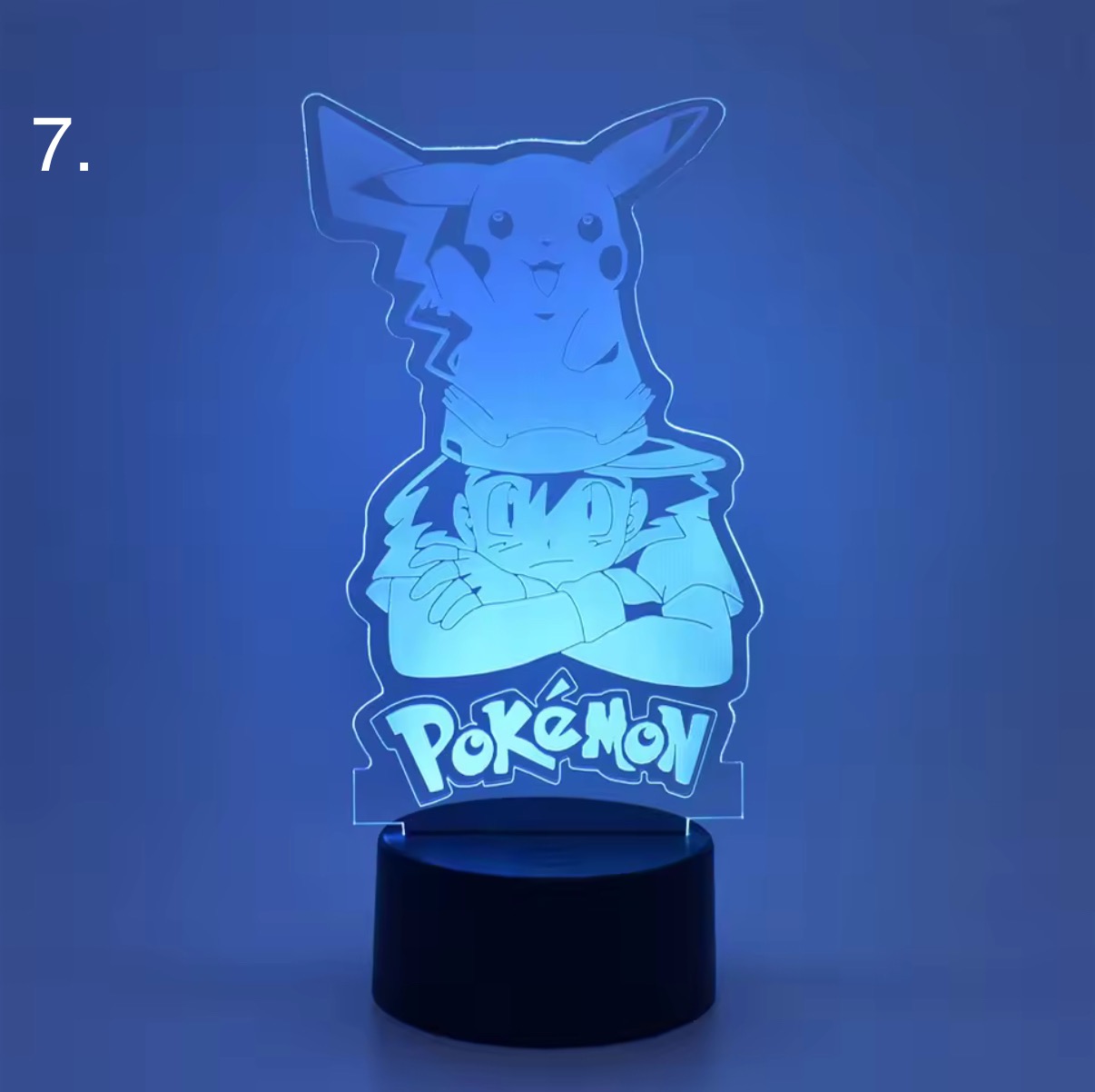 LAMPKA 3D LED POKEMON / 15 WZORÓW - obrazek 11