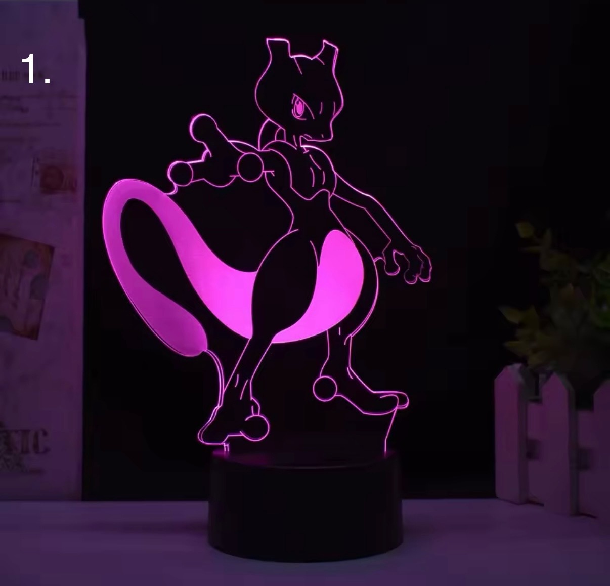 LAMPKA 3D LED POKEMON / 15 WZORÓW - obrazek 5