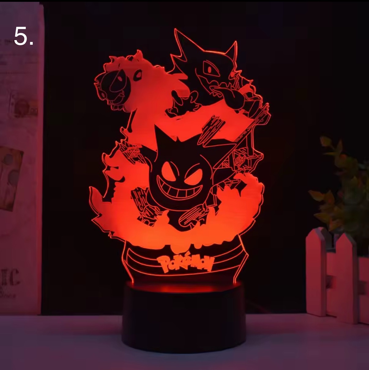 LAMPKA 3D LED POKEMON / 15 WZORÓW - obrazek 9