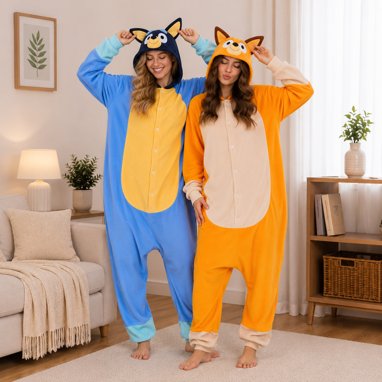 PIŻAMA BLUEY BINGO ONESIE DRES KIGURUMI - obrazek 2