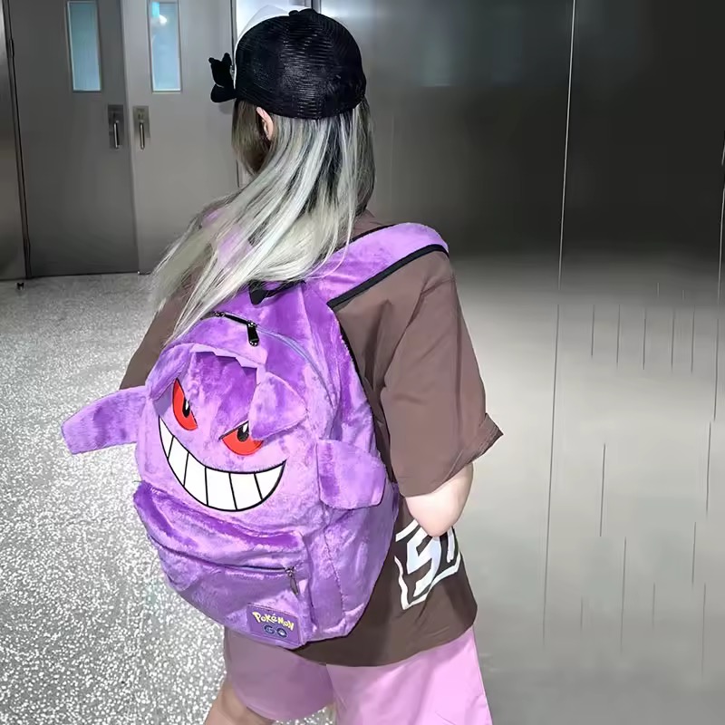 POKEMON GENGAR PLUSZOWY PLECAK - obrazek 7