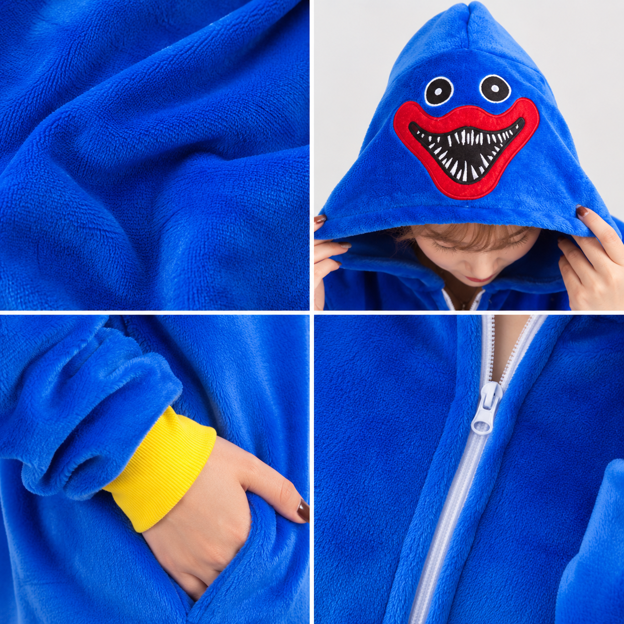 PIŻAMA HUGGY WUGGY ONESIE DRES KIGURUMI - obrazek 3