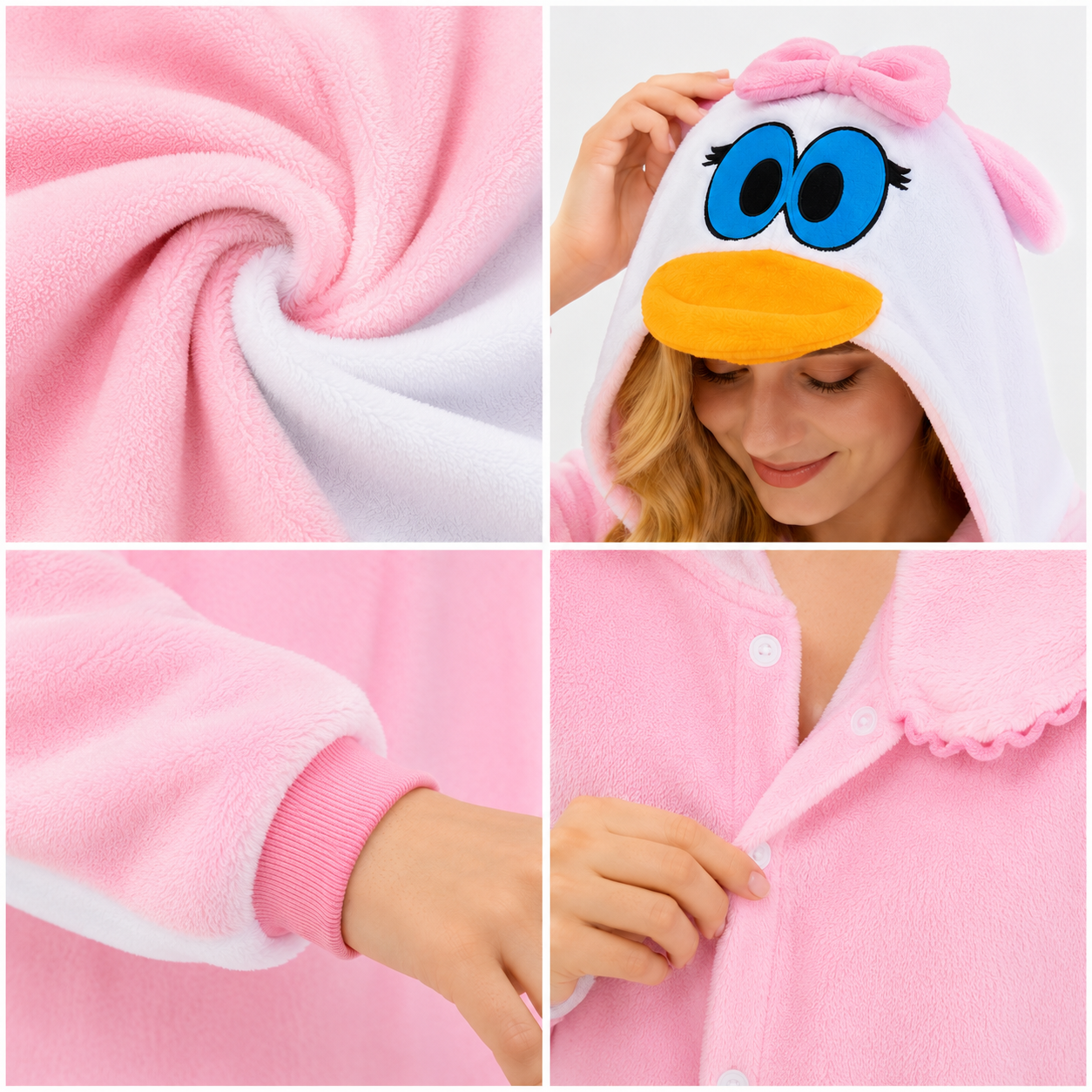 PIŻAMA KACZKA DAISY ONESIE DRES KIGURUMI - obrazek 3