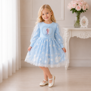 SUKIENKA ELSA PRĄŻEK Z GWIAZDKAMI R.90-140