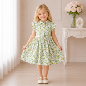 SUKIENKA RETRO BOHO Z BAWEŁNY 2 KOLORY / R.90-130