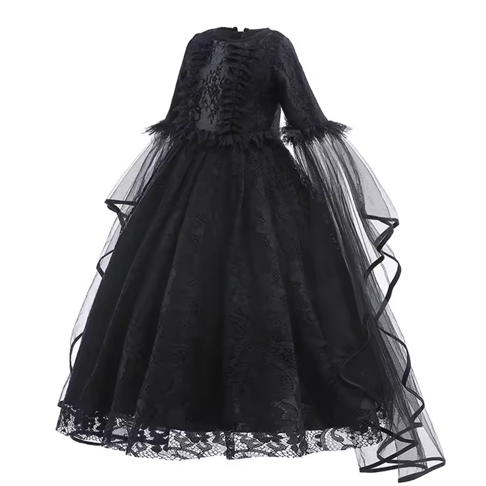 KOSTIUM PRZEBRANIE SUKIENKA MALEFICIENT DIABOLINA R.110-150 - obrazek 5