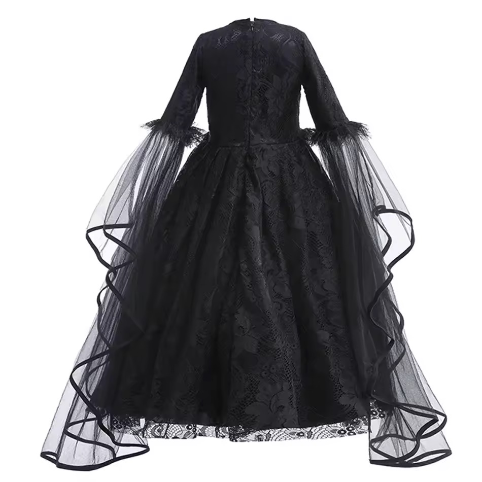 KOSTIUM PRZEBRANIE SUKIENKA MALEFICIENT DIABOLINA R.110-150 - obrazek 6