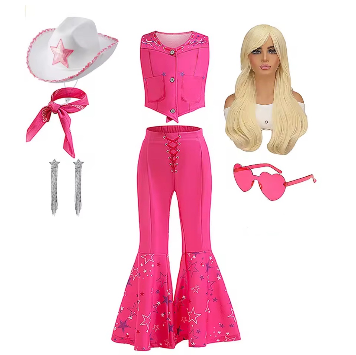 PRZEBRANIE KOSTIUM BARBIE DZWONY R. 100-150