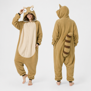 PIŻAMA WIEWIÓR EPOKA LODOWCOWA ONESIE DRES KIGURUMI