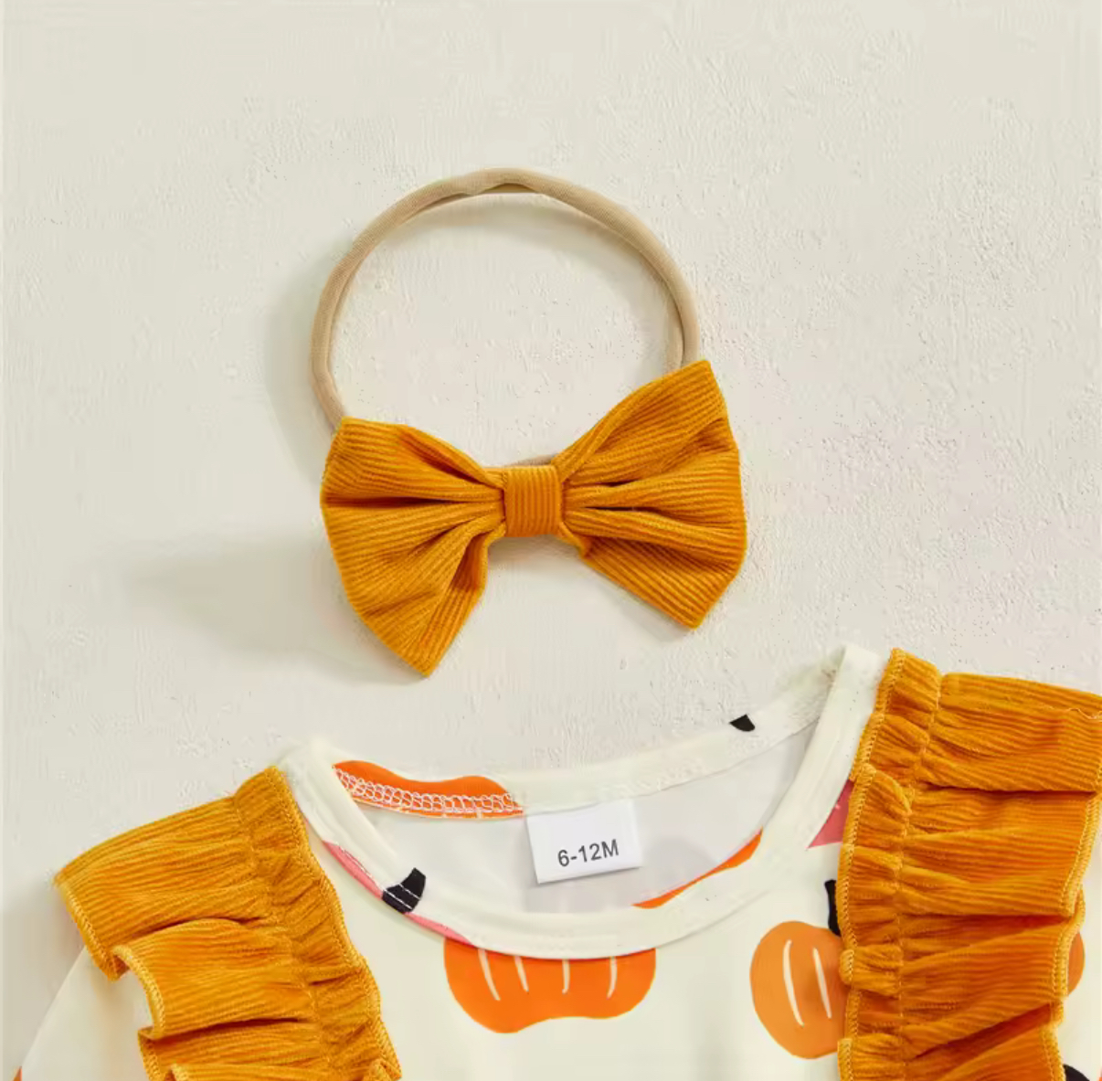 SUKIENKA W DYNIE HALLOWEEN Z OPASKĄ R.70-110 - obrazek 3