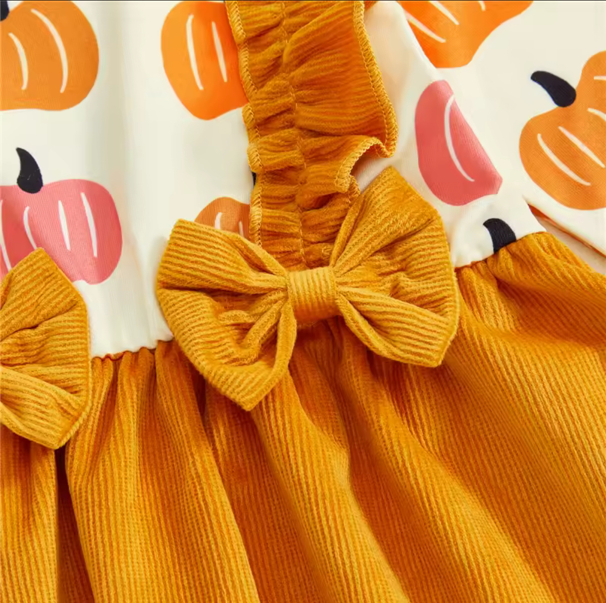 SUKIENKA W DYNIE HALLOWEEN Z OPASKĄ R.70-110 - obrazek 4