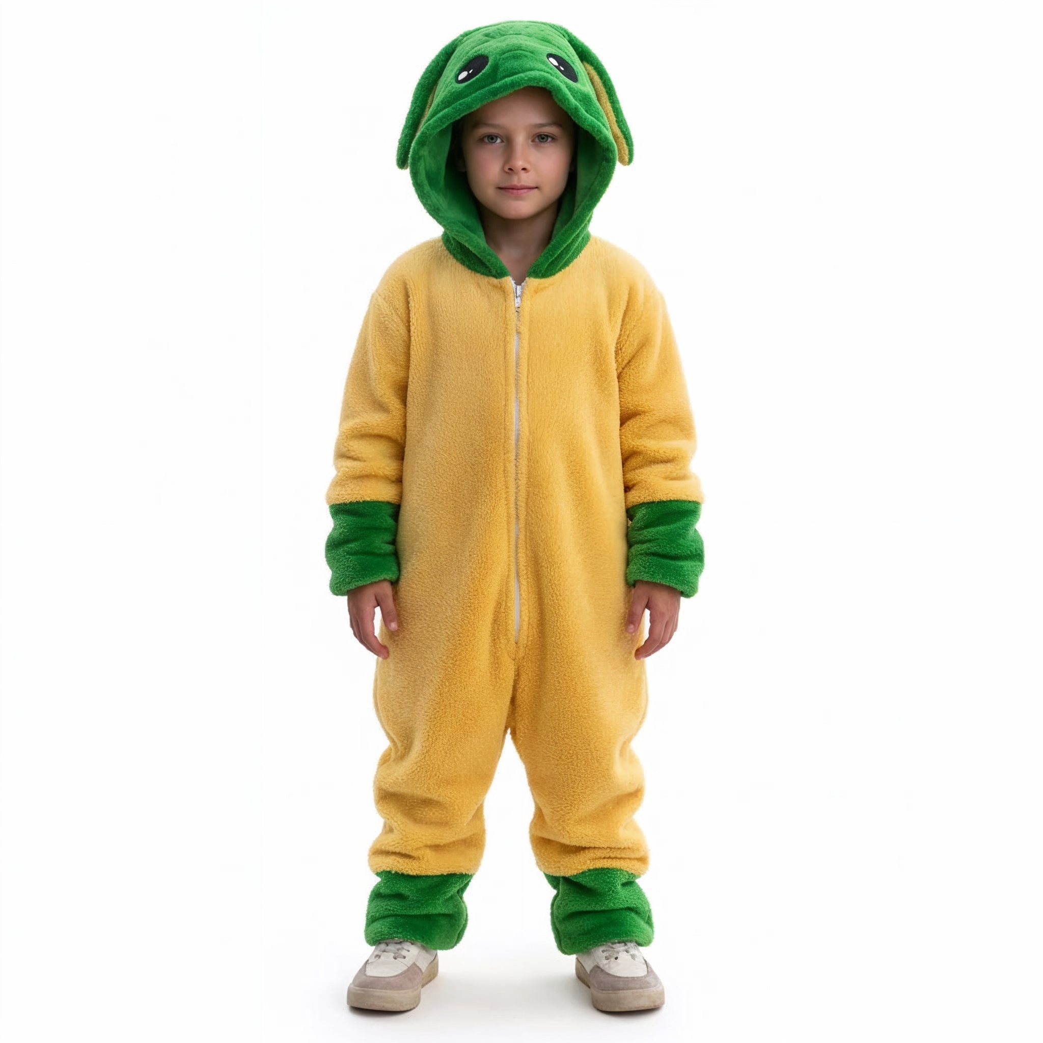 PIŻAMA BABY YODA DLA DZIECI ONESIE KIGURUMI - obrazek 2