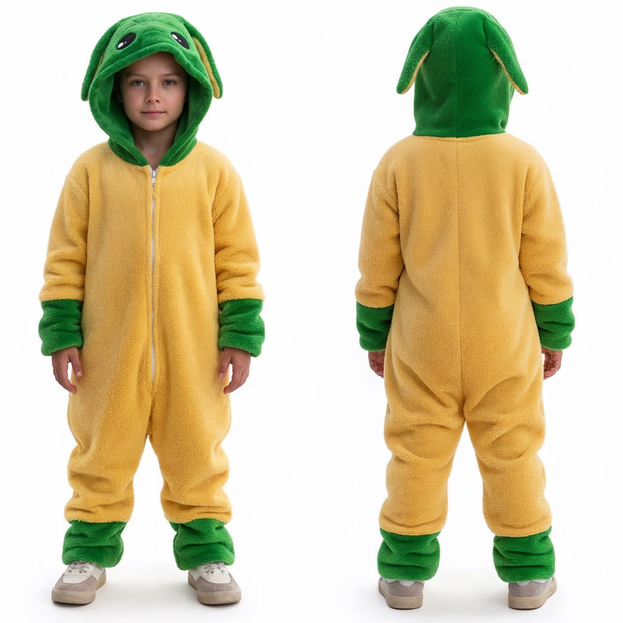 PIŻAMA BABY YODA DLA DZIECI ONESIE KIGURUMI