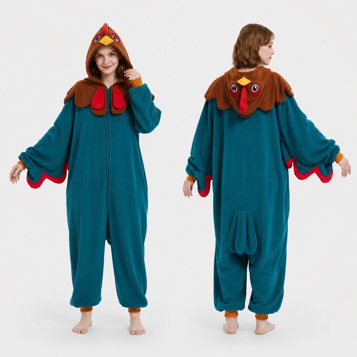 PIŻAMA KURA KURCZAK ONESIE DRES KIGURUMI