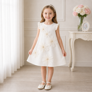 SUKIENKA MIRA KWIATY 3D / r.90-140