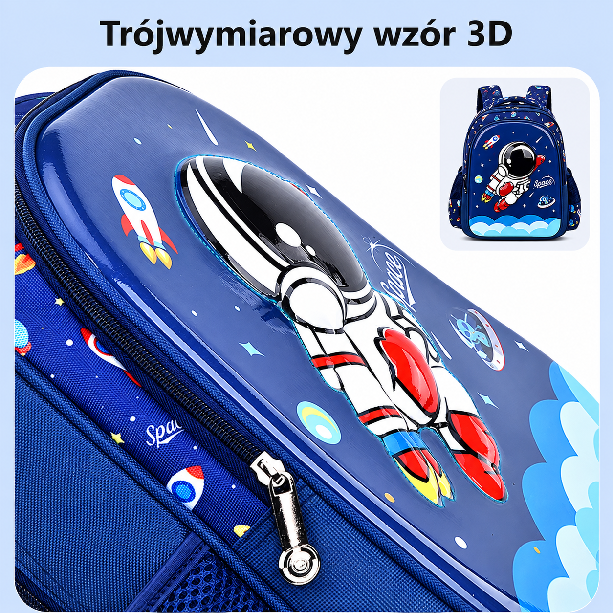 PLECAK KOSMONAUTA GRANATOWY - obrazek 5