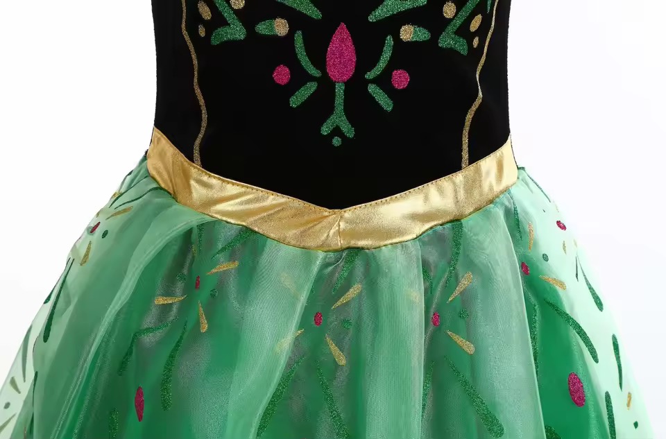 PRZEBRANIE KOSTIUM ANNA / ELSA FROZEN R. 100-150 - obrazek 14
