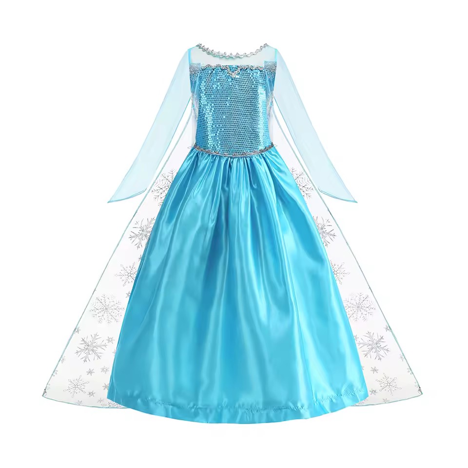 PRZEBRANIE KOSTIUM ANNA / ELSA FROZEN R. 100-150 - obrazek 5