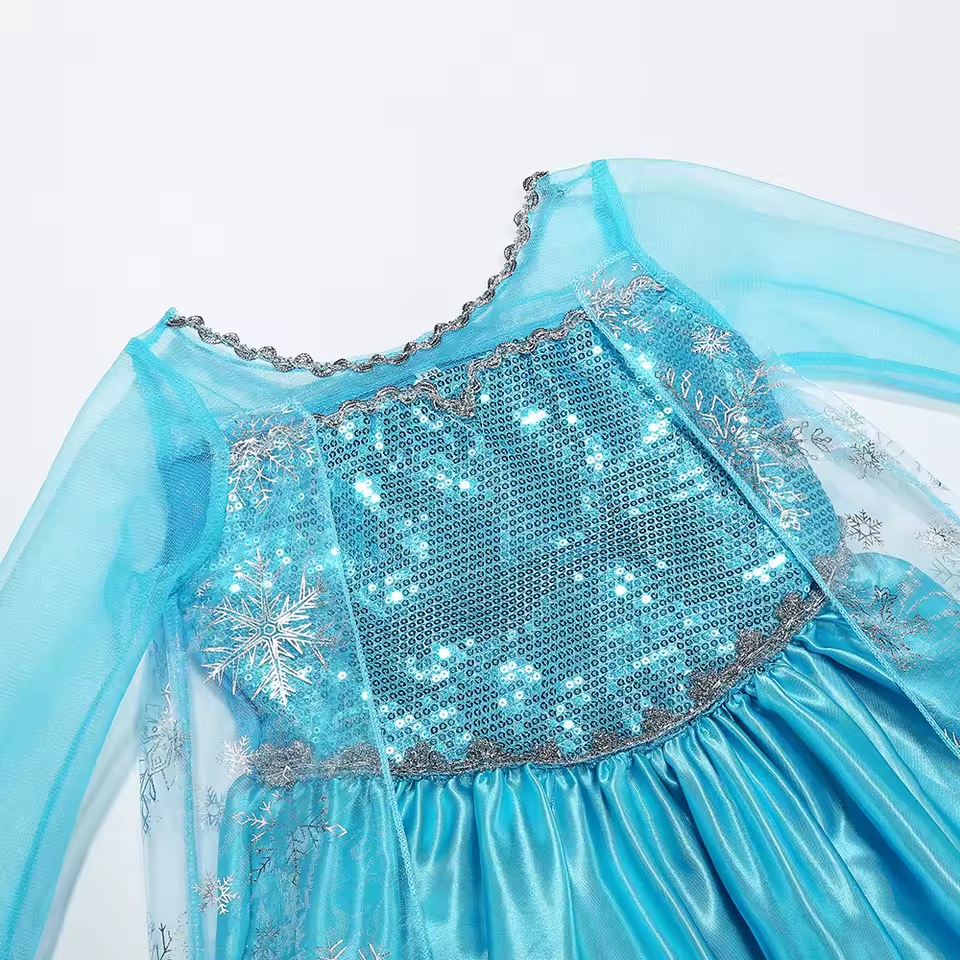 PRZEBRANIE KOSTIUM ANNA / ELSA FROZEN R. 100-150 - obrazek 7