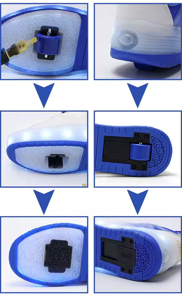 BUTY SPORTOWE WROTKI ŚWIECĄCE / 2 KOLORY / R.29-39 - obrazek 6