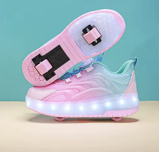 BUTY SPORTOWE WROTKI ŚWIECĄCE / 2 KOLORY / R.29-39